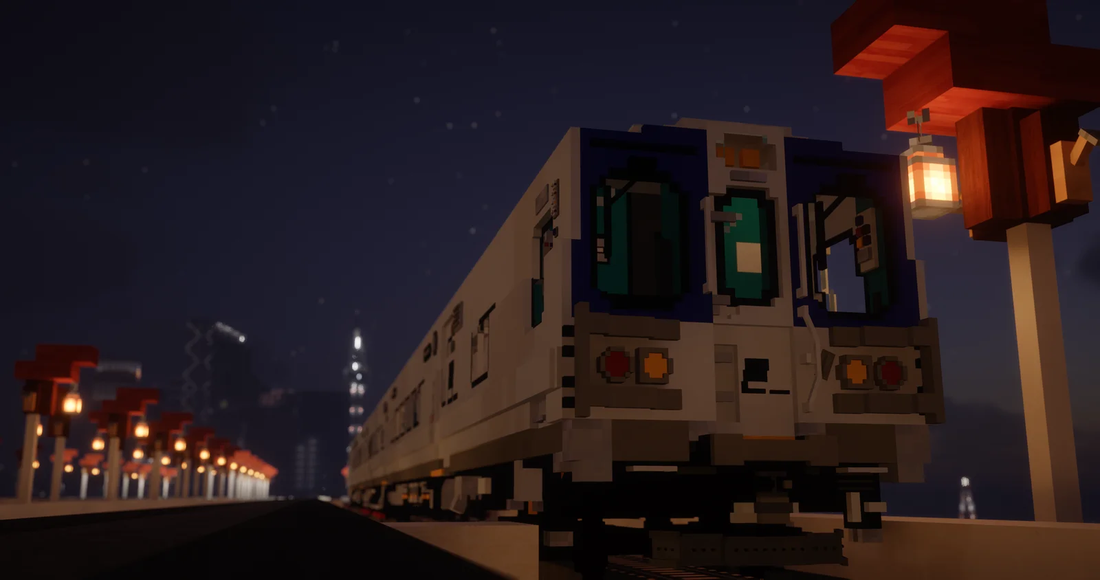 A representative scene from Fetarute Survival：Greenport Bridge
